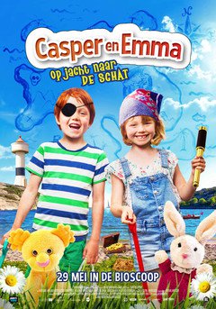 Casper & Emma op jacht naar de schat - poster