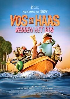 Vos en Haas Redden het Bos - poster