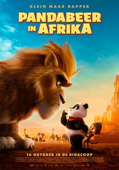 Pandabeer in Afrika - poster