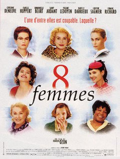 8 femmes - poster