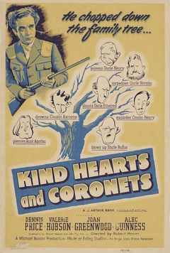 Kind Hearts and Coronets - poster