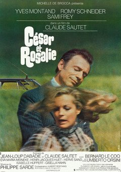 César et Rosalie - poster
