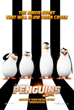 De pinguins van Madagascar (NL) - poster