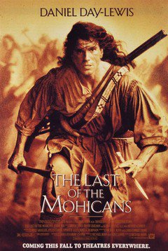 The Last Of The Mohicans - poster