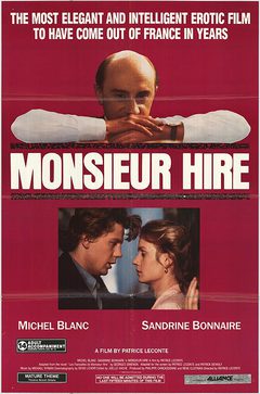 Monsieur Hire - poster