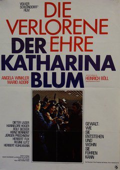 Die verlorene Ehre der Katharina Blum - poster