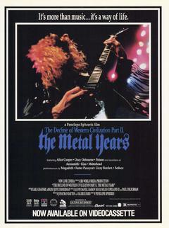The Decline of Western Civilization Part II: The Metal Years - poster