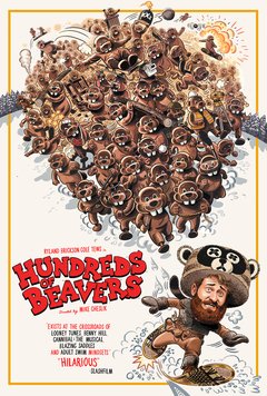 Hundreds of Beavers - poster