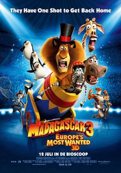 Madagascar 3: Europe's Most Wanted (OV) - poster